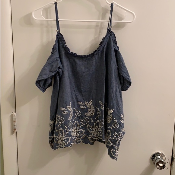 NWOT - Abercrombie & Fitch Cold Shoulder Top - Picture 3 of 4